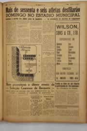 Página do jornal O Nordeste de março de 1949