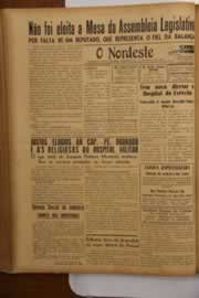Página do jornal O Nordeste de março de 1949