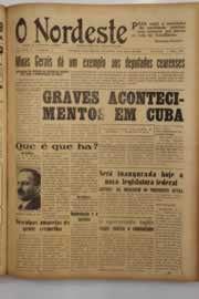 Página do jornal O Nordeste de março de 1949