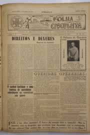 Página do jornal O Nordeste de março de 1949