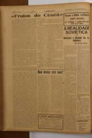 Página do jornal O Nordeste de março de 1949