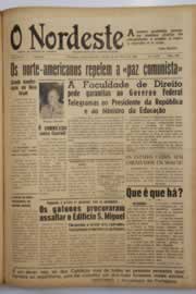 Página do jornal O Nordeste de março de 1949