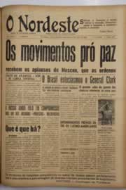 Página do jornal O Nordeste de abril de 1949