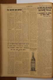 Página do jornal O Nordeste de abril de 1949