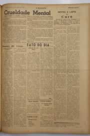 Página do jornal O Nordeste de abril de 1949