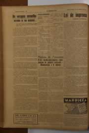 Página do jornal O Nordeste de abril de 1949