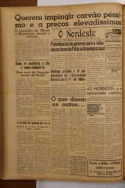 Página do jornal O Nordeste de abril de 1949