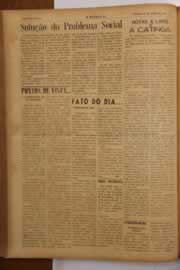 Página do jornal O Nordeste de abril de 1949