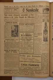 Página do jornal O Nordeste de maio de 1949