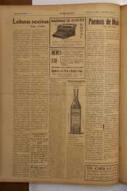 Página do jornal O Nordeste de maio de 1949