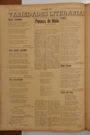 Página do jornal O Nordeste de maio de 1949