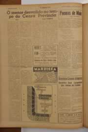 Página do jornal O Nordeste de maio de 1949