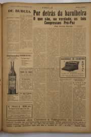 Página do jornal O Nordeste de maio de 1949