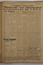 Página do jornal O Nordeste de maio de 1949