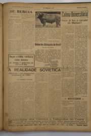 Página do jornal O Nordeste de maio de 1949