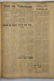 Página do jornal O Nordeste de maio de 1949
