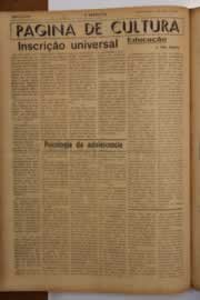 Página do jornal O Nordeste de maio de 1949