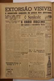 Página do jornal O Nordeste de junho de 1949