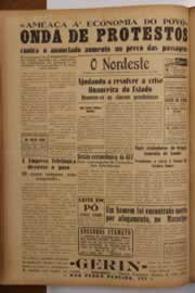 Página do jornal O Nordeste de junho de 1949