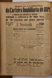 Página do jornal O Nordeste de junho de 1949