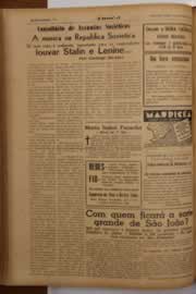 Página do jornal O Nordeste de junho de 1949