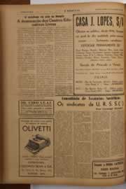 Página do jornal O Nordeste de junho de 1949