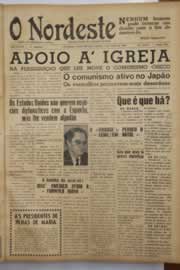 Página do jornal O Nordeste de julho de 1949