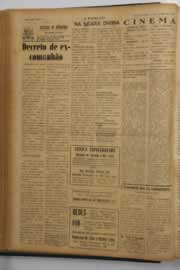 Página do jornal O Nordeste de julho de 1949