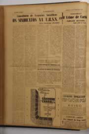 Página do jornal O Nordeste de julho de 1949