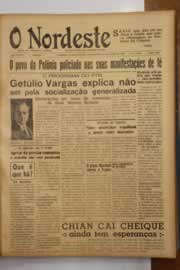 Página do jornal O Nordeste de julho de 1949