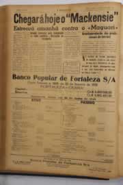 Página do jornal O Nordeste de julho de 1949