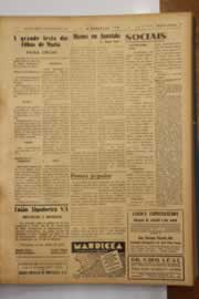 Página do jornal O Nordeste de julho de 1949