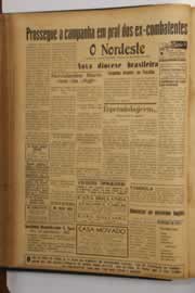 Página do jornal O Nordeste de julho de 1949