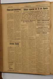 Página do jornal O Nordeste de julho de 1949