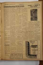 Página do jornal O Nordeste de agosto de 1949