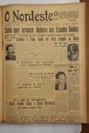 Página do jornal O Nordeste de agosto de 1949