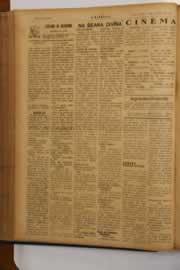 Página do jornal O Nordeste de agosto de 1949
