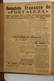 Página do jornal O Nordeste de agosto de 1949
