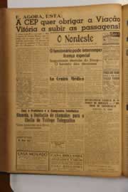 Página do jornal O Nordeste de agosto de 1949