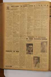 Página do jornal O Nordeste de agosto de 1949