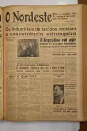 Página do jornal O Nordeste de setembro de 1949