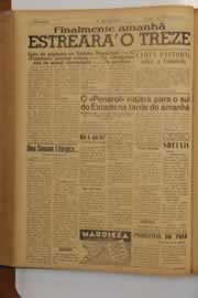 Página do jornal O Nordeste de setembro de 1949
