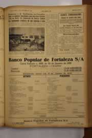 Página do jornal O Nordeste de setembro de 1949