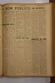 Página do jornal O Nordeste de setembro de 1949