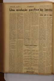 Página do jornal O Nordeste de setembro de 1949