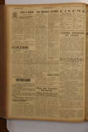 Página do jornal O Nordeste de setembro de 1949