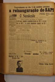 Página do jornal O Nordeste de setembro de 1949
