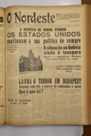 Página do jornal O Nordeste de setembro de 1949