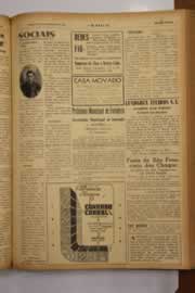 Página do jornal O Nordeste de setembro de 1949