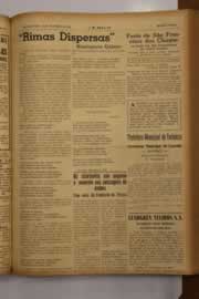 Página do jornal O Nordeste de setembro de 1949